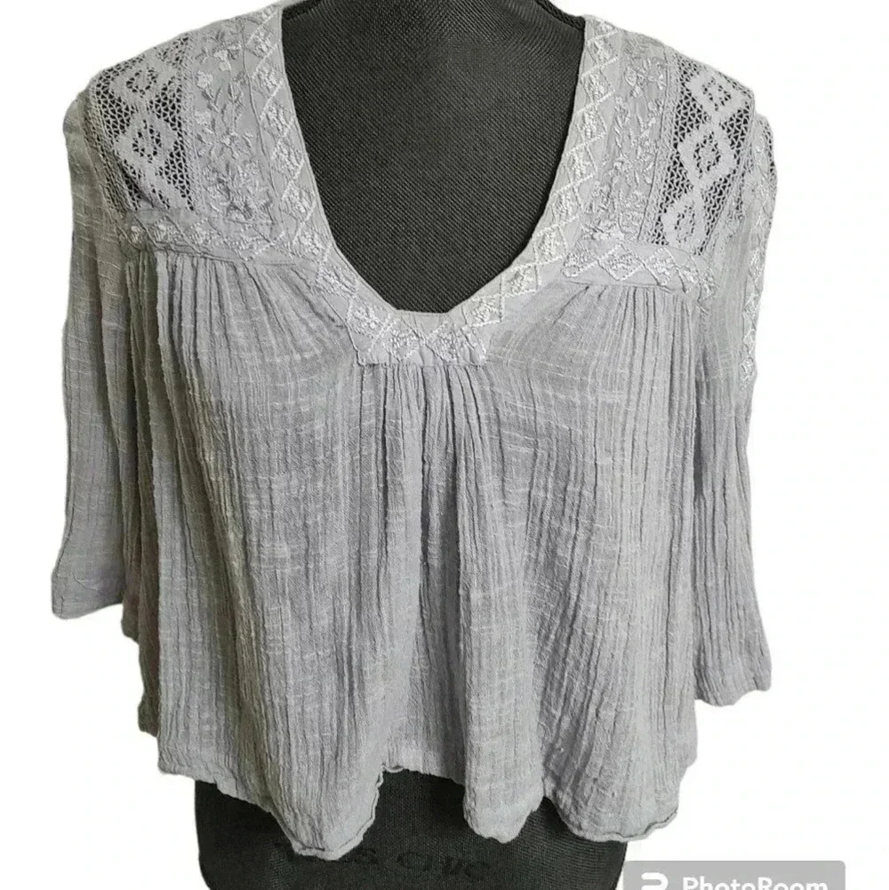 Free People Carry Me Away Blouse